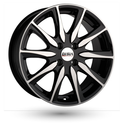 Disla Raptor W7.5 R17 PCD4x108 ET40 DIA67.1 Black Diamond